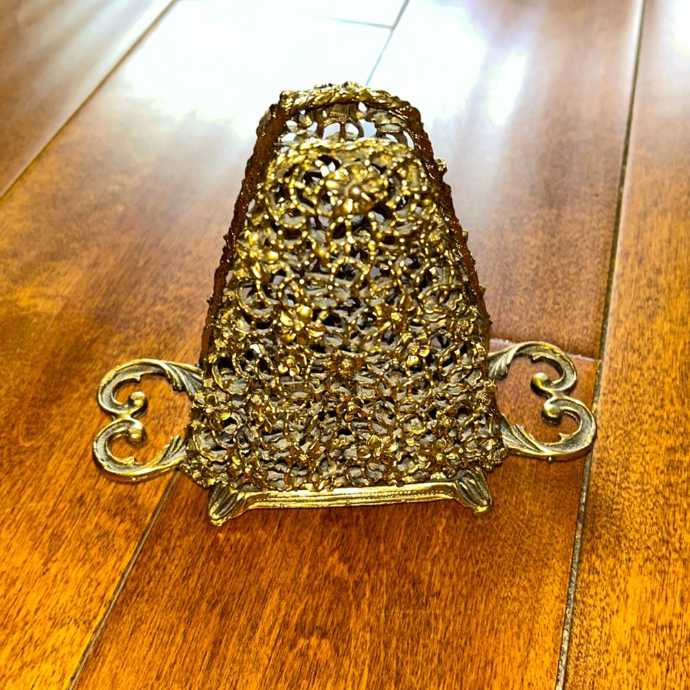 MCM Vintage Marston Bronze Napkin/Letter Holder